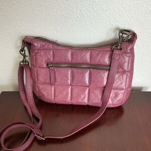Harbour 2nd Purple Quilted Leather Crossbody Bag